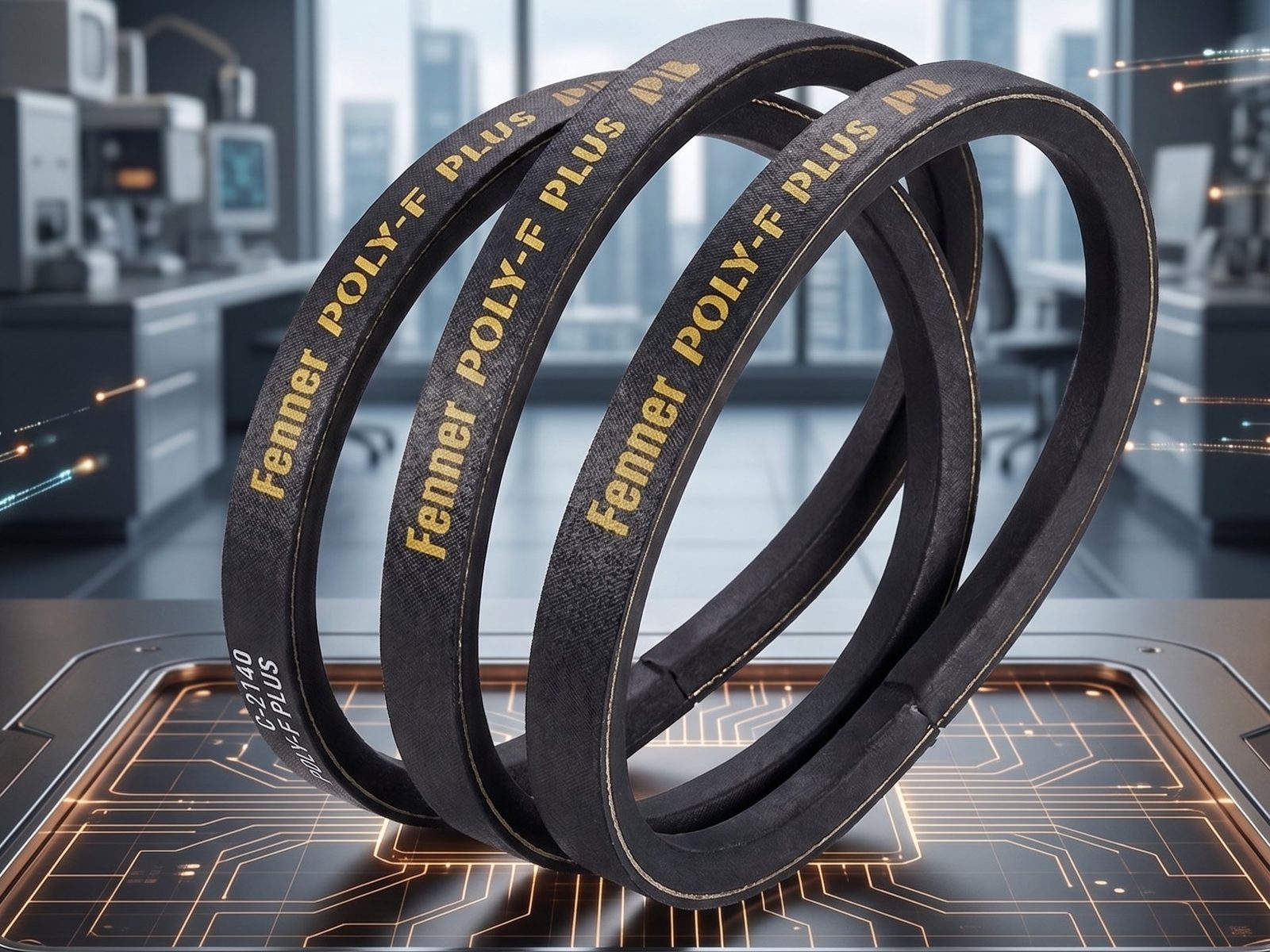 JK Fenner Poly-F Plus C-section wedge V-belts in stock at Padam Chand Agra — authorized Fixdrive ISI distributor and stockist of JK Fenner V-belts